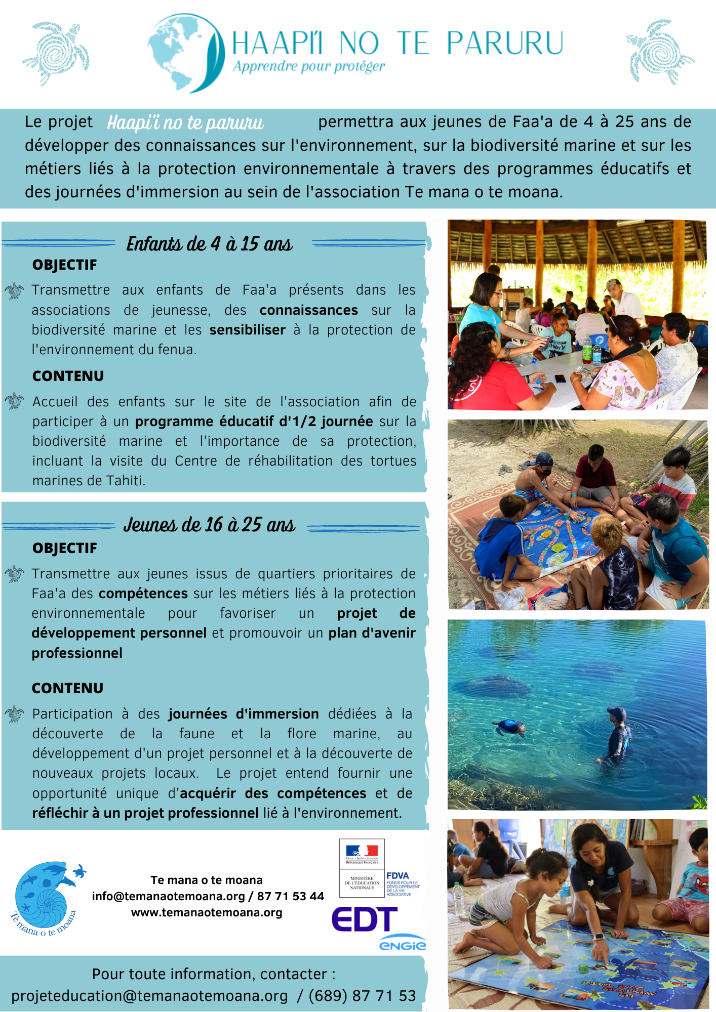 Présentation de projet - Haapi'i no te paruru